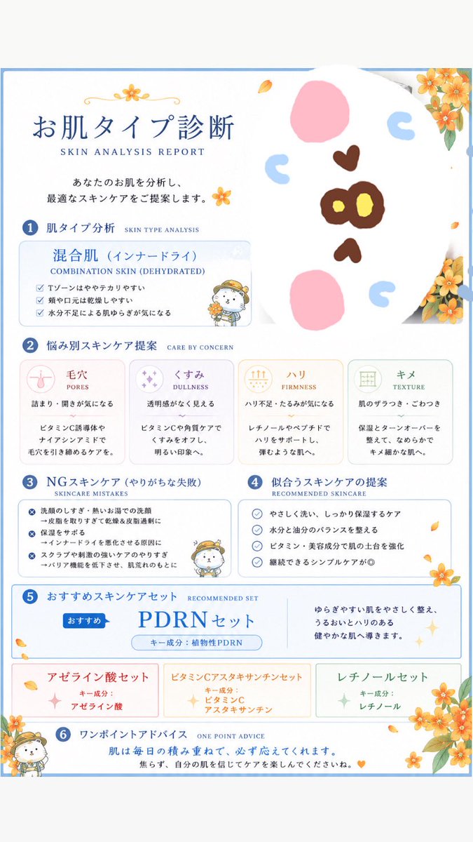 79ntv's tweet photo. VTサポーターズの投稿です。【PR】
今回はチャットGPTに自分の肌タイプを診断してもらった！今まで私は脂性肌だと思ってたけど、チャッピー曰く混合肌😂混合肌にはVTのPDRNセットが良いらしいw
今度のメガ割に備えてチャットGPTに肌診断してもらってVTの商品選びしてもらうのも良いかも⁉️ https://t.co/k79KaSd06J
