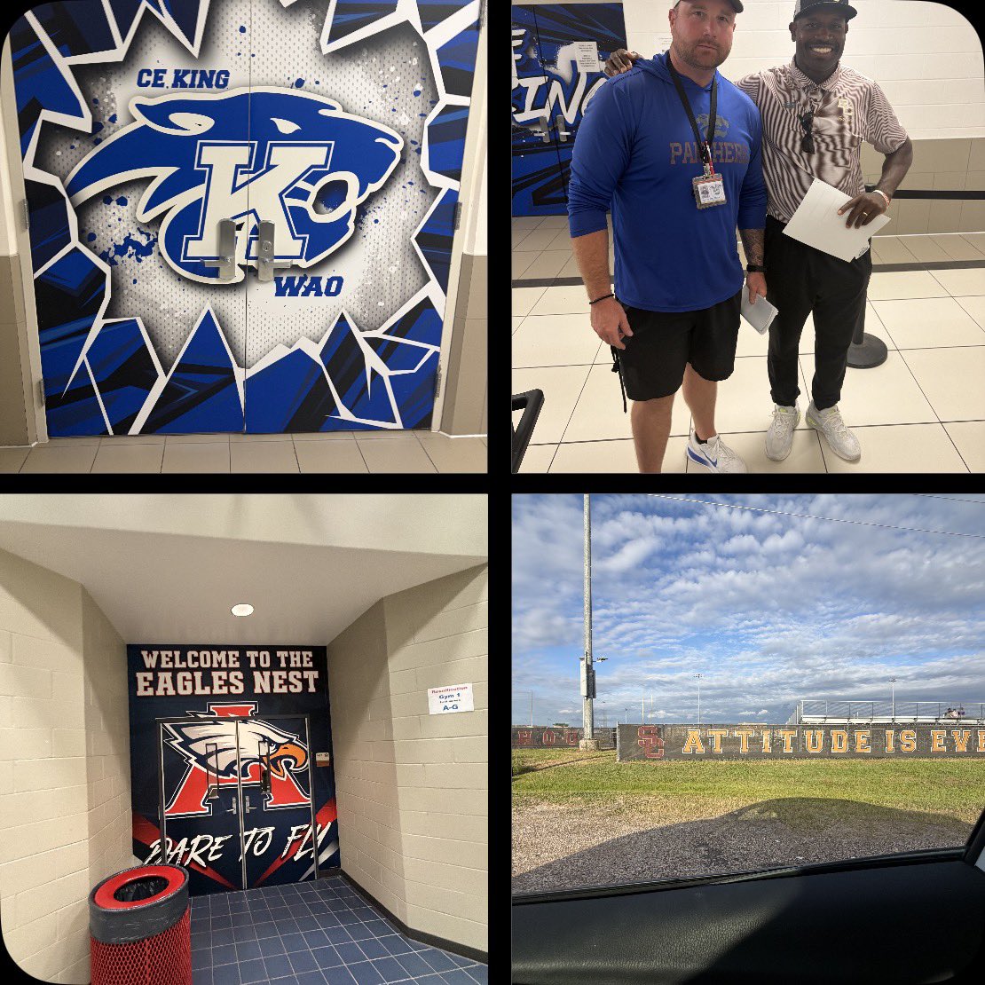 CoachJulesM's tweet photo. It’s a wrap!! Off the road recruiting-transitioning into CAMP / OV season.

Appreciate the hospitality from all the high school Coaches!! Nation wide. 

Go Eagles 🦅🔥
Come to BC… 
BIG TIME FOOTBALL &amp; EDUCATION https://t.co/RMPEvw7aIz