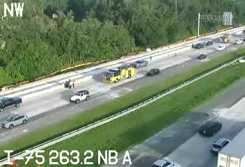 TimWronka's tweet photo. Heads up on I-75: There's a crash southbound before I-4 in Tampa. Two lanes blocked as of 7:44 AM. Delays back to Bruce B Downs Blvd. Updates on @BN9 https://t.co/OR559eIDoA