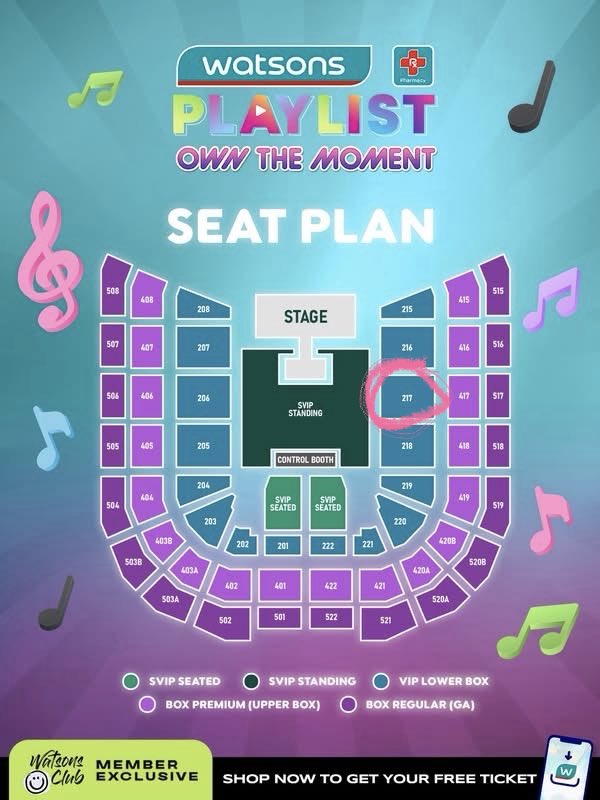 tkoyakiyuta's tweet photo. WTS LFB

Watsons Playlist Concert !!

2x Lowerbox VIP section 217, row J 
4,500 ea

- dm meee !!

rfs: nagka emergency 🥲

# sb19 maki december avenue https://t.co/fJM6Uci18R