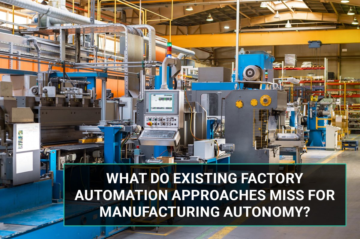 flexxbotics's tweet photo. What Do Existing Factory Automation Approaches Miss when attempting to enable Manufacturing Autonomy?

Read about these issues and how to address them: https://t.co/XWJc4fjdZq

#SmartManufacturing #IndustrialAutomation #FactoryAutomation #PLC #Industry40 https://t.co/noZP1Km80U