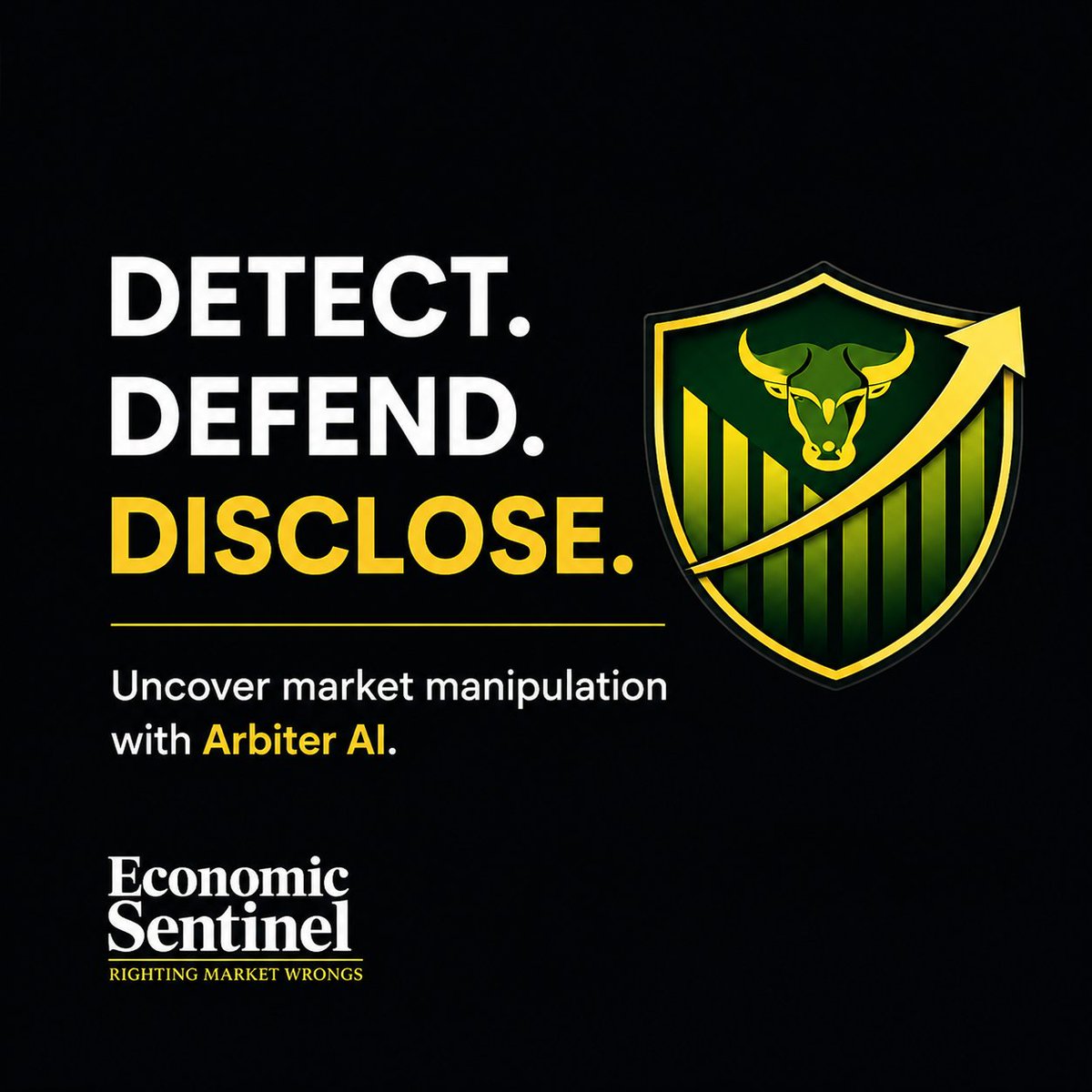 EconSentArbiter's tweet photo. Market manipulation thrives in silence.
Arbiter AI helps uncover the patterns, expose the tactics, and protect investors with data-driven analysis. 📈🛡️
#EconomicSentinel #ArbiterAI #MarketTransparency #StockMarket #Investing #FinancialFreedom #MarketManipulation https://t.co/w8a3cwwnXy