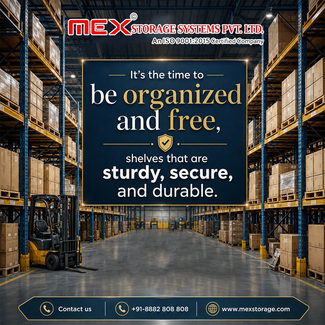 MSSPLNOIDA's tweet photo. At MEX Storage Systems, we provide durable, secure, and high-performance shelving solutions designed to optimize your space and improve efficiency. From heavy-duty storage needs to smart warehouse management.

#MEXStorage #WarehouseStorage #IndustrialStorage #StorageSolutions https://t.co/wdN9v8wRCz