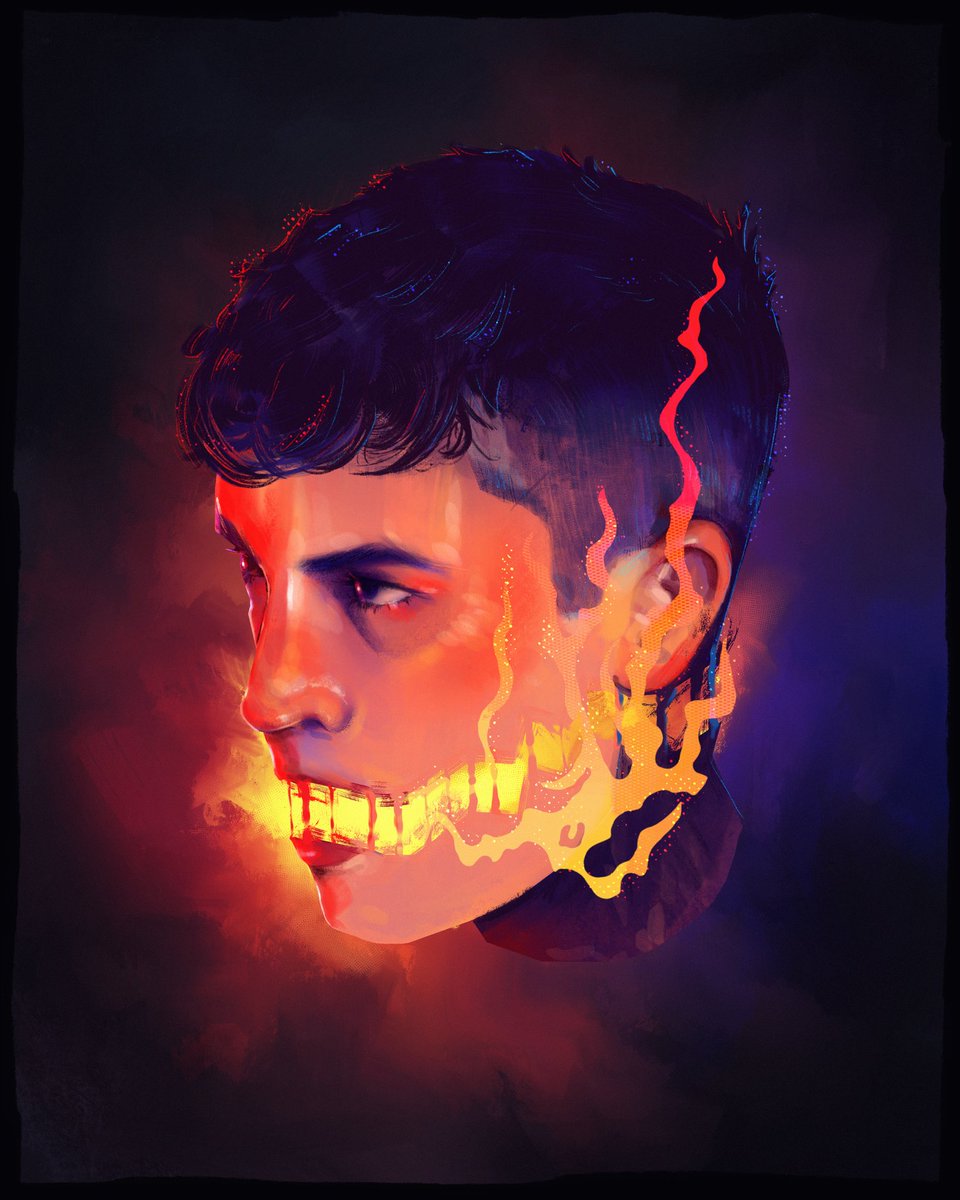 carpenoctem_art's tweet photo. - my smile wraps around my head, splitting it in two

1st clique art of the year. i missed this #cliqueart https://t.co/hXvCI6utiO