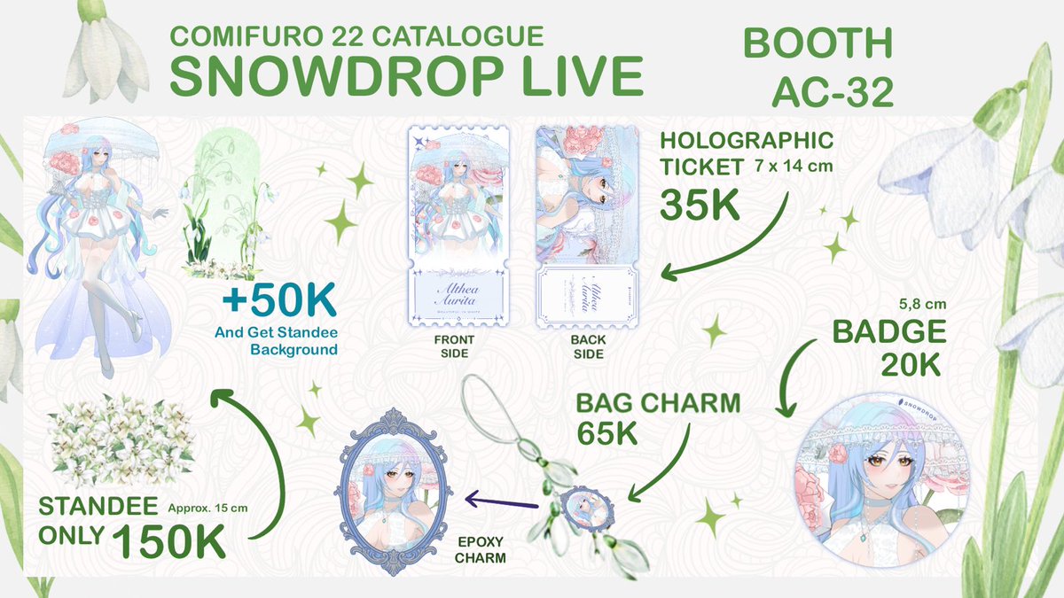 LiveSnowdrop's tweet photo. Your Bride Is Waiting!!!! ˚₊‧꒰ა 🤍 ໒꒱ ‧₊˚

The magic isn't over yet! PO for the Beautiful in White and Charvialix Tapestry Merch has been officially EXTENDED.

🗓️: May 30, 2026
🛒: https://t.co/dCVINc088I

start your happily ever after now~ 💍✨

(( see more ... )) https://t.co/TwCFdWLUmV
