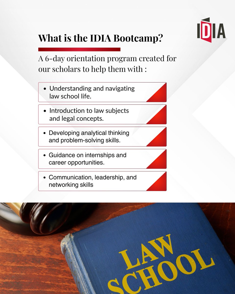 IDIALaw's tweet photo. If you work in the legal profession and have navigated law school, there is no one who understands these challenges better than you.

For many of our scholars from marginalised communities, law school is an entirely unfamiliar space to navigate. So they need your expertise, guidance and support before they begin this journey.

The Meet & Greet organised by IDIA on June 6th, 2026 (Saturday) is an opportunity for our scholars to interact with legal professionals like you and learn from your experiences. 

To get involved, get in touch with us at - ankitha@idialaw.org

📅 June 6th 2026 (Saturday)
📍 Vishwa Yuvak Kendra, Delhi

Help us shape the future of law ⚖️

#idia #access #lawyers #aspiringlawyer #lawstudent