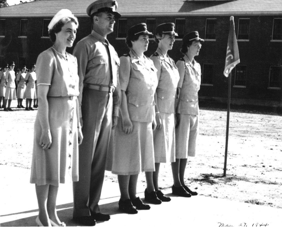 MCSmithLibrary's tweet photo. #OTD in 1944, Congresswoman Smith visited Camp Lejeune in North Carolina. https://t.co/Yg4ricp4fs