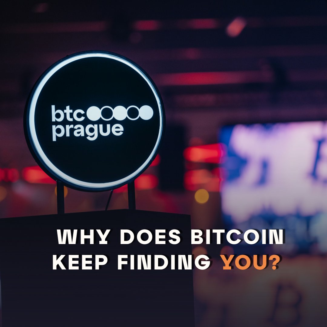 BTCPrague's tweet photo. You don’t need the label yet. 
You need the room. 
Prague helps with that. 🧡 Get the ticket. https://t.co/wNTyahpogC
