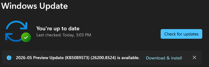 FPSHEAVEN's tweet photo. Microsoft has released the optional update KB5089573, which addresses issues related to system performance, Start menu stability, and File Explorer responsiveness and more.
Hopefully, Microsoft continues improving Windows and focuses on delivering more polished, reliable software updates in the future.