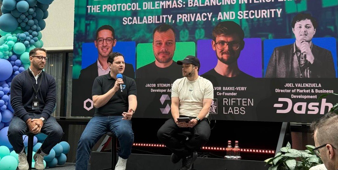 TheDesertLynx's tweet photo. No, we don't need yo give up on decentralization or privacy in order to scale securely and reach mass adoption.

Thanks @nordicblock for having me! https://t.co/eaOKpILZID