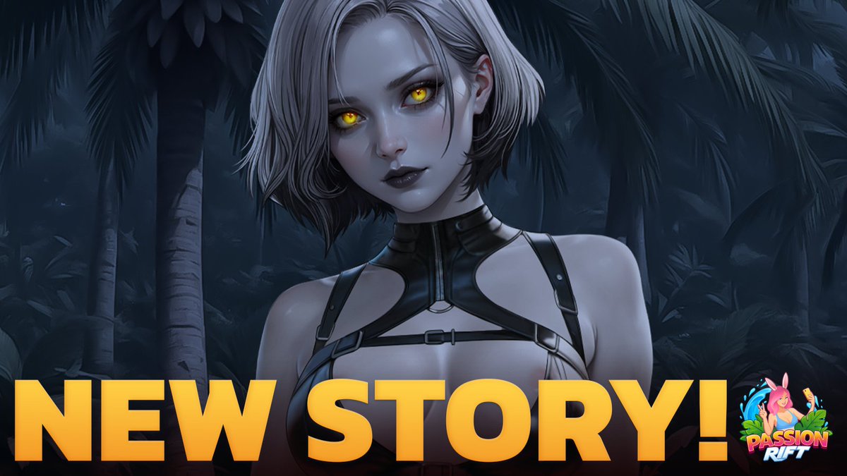 JntGames's tweet photo. Most people avoid wandering through the island's forests after dark, but as we know Seven actively seeks them out. And when she starts running low on energy... you may find yourself volunteering to help. 😏

Play Now! 
Steam: https://t.co/a5C6zNfRlO
Nutaku: https://t.co/yaEBRHIFFT