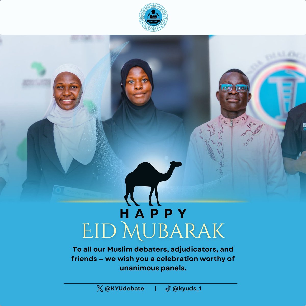 KYUDebate's tweet photo. ▪️▪️❄️▪️▪️
🌙 EID MUBARAK
Today, we set aside POIs, extensions, and rebuttals… at least until dessert is served 😅
May this Eid bring peace, joy, blessings, and victories both inside and outside the chamber.
To all our Muslim fraternity 
Eid Mubarak! 🕌✨
#KYUDS26 #EidMubarak https://t.co/mk9ChZRWWb
