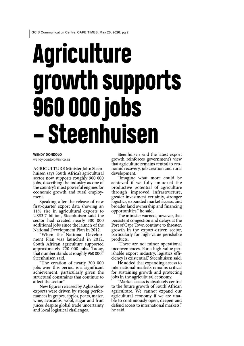 John Steenhuisen MP tweet media