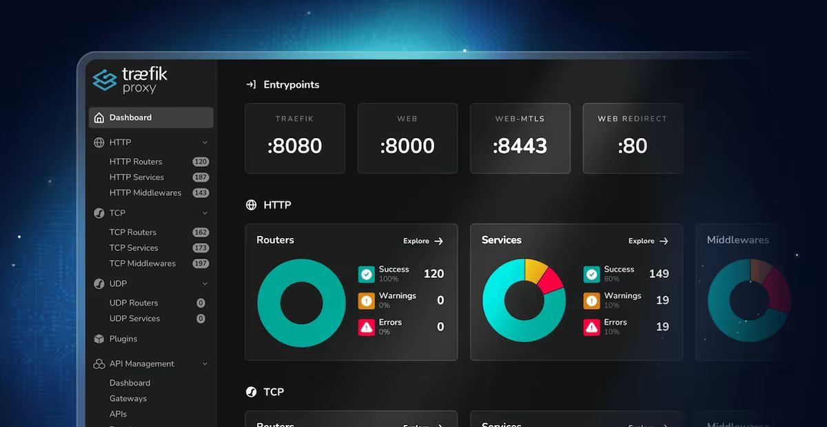 grazymen's tweet photo. 📌 Come funziona Traefik, dal Docker provider che scopre i container in automatico ai middleware per rate limit, basic auth e HSTS, guida pratica per homelab e VPS
https://t.co/sYWpG21rZE
#docker #Kubernetes #ReverseProxy #Traefik https://t.co/Aw3eDrxpES