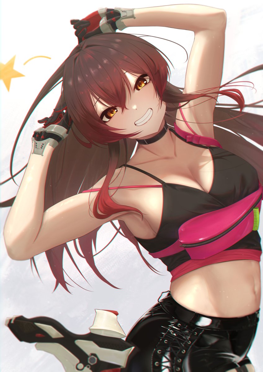 ロボ子さん 「新衣装じゃないけど この笑顔が好き～ #ロボ子Art」|パジャマ＠イラストと日本語修行中のイラスト