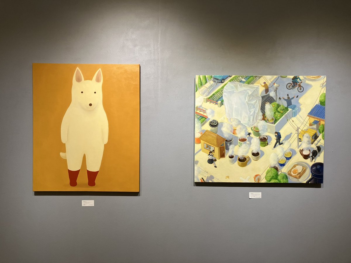 maaariko13's tweet photo. 中島尚志×藤田まりこ二人展終了いたしました。

お越しくださった皆様、
中島さん
八犬堂の皆様

ありがとうございました！！！

作品たちを見ていただけることを
とても嬉しく思っています。
ありがとうございました！

藤田 まりこ https://t.co/Q6RmV6pyaU