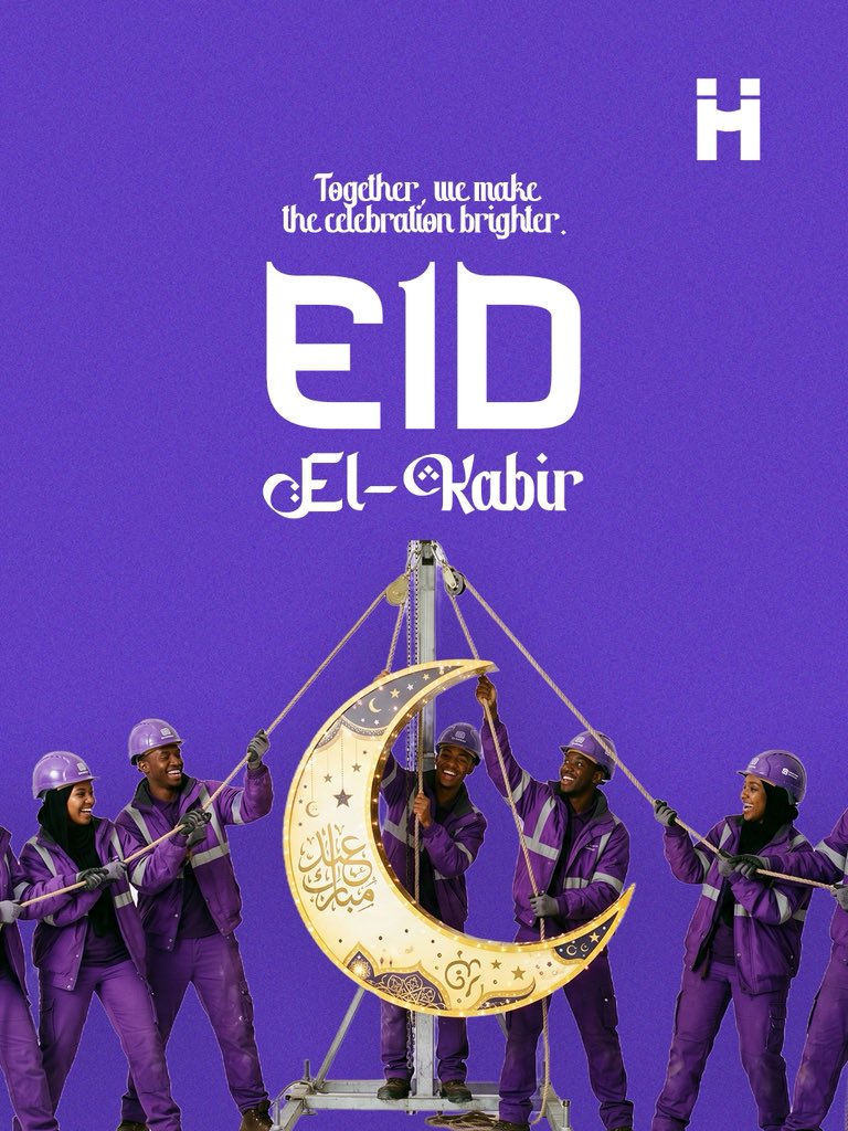 Hhago_'s tweet photo. Eid is brighter when people come together 💜
To the hardworking hands behind every celebration, we see you and celebrate you too.

Wishing you peace, joy, and beautiful moments this Eid-el-Kabir 🌙 https://t.co/mdKhQ6NlEA