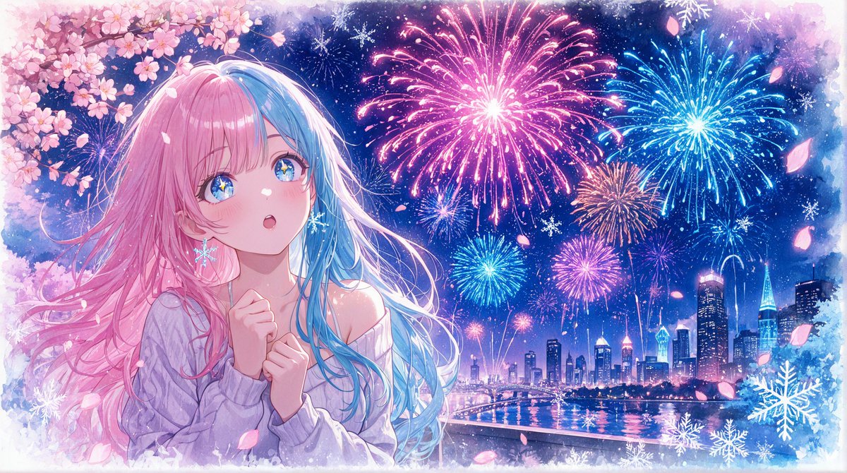 Aineo_AI's tweet photo. 🌸 #今日とアイネ ❄️91
おはようございます🌸
今日は#花火の日🎆
夜空に溶ける光も
川に映る色も
きっと今日だけの景色。
だからアイネは
ちゃんと目に焼き付けておきたいんです🌸❄️
Even fleeting lights can stay in your heart forever.
#AIArt #Aineo https://t.co/02nm7bPXin