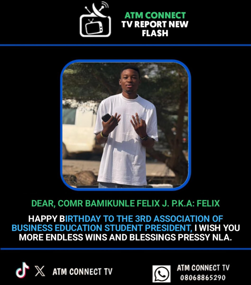 ATM CONNECT TV GBOGBO FUOYE ✍️ tweet media