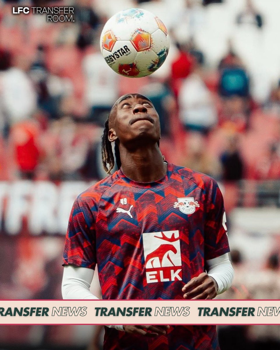 LFCTransferRoom's tweet photo. 🚨❌ 𝗡𝗘𝗪 - @RyanTaylorSport: RB Leipzig are adamant that Liverpool target Yan Diomande will not be leaving the club this summer. https://t.co/DEwRHoOcwT