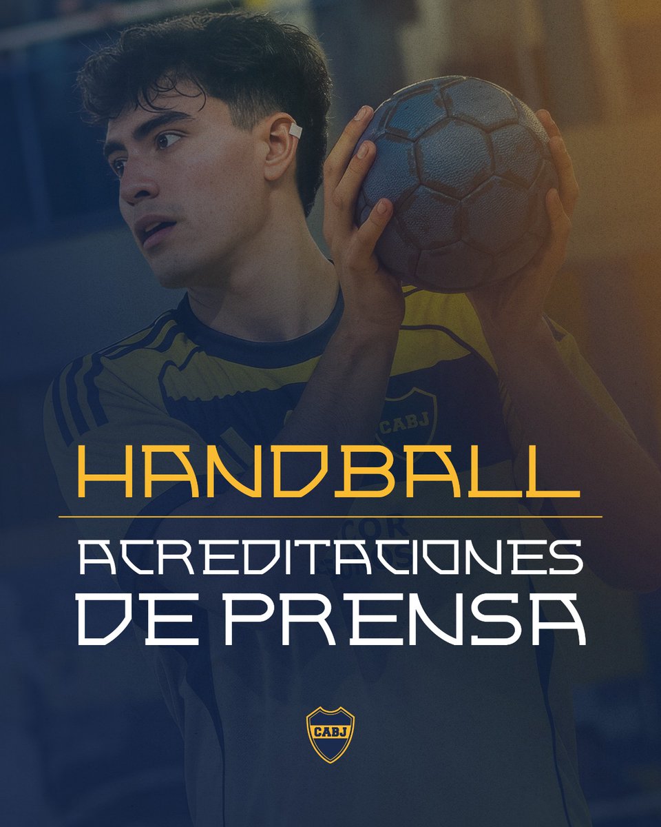 _BocaClub's tweet photo. 🤾‍♂️ 𝗔𝗰𝗿𝗲𝗱𝗶𝘁𝗮𝗰𝗶𝗼𝗻𝗲𝘀 𝗽𝗮𝗿𝗮 𝗛𝗮𝗻𝗱𝗯𝗮𝗹𝗹 🎙️

Informamos que los medios interesados en cubrir los partidos de Boca Handball en condición de local deberán acreditarse a través del siguiente formulario 👇
https://t.co/R3udAMkj1B

¡Muchas gracias! https://t.co/xydzZIBYJf