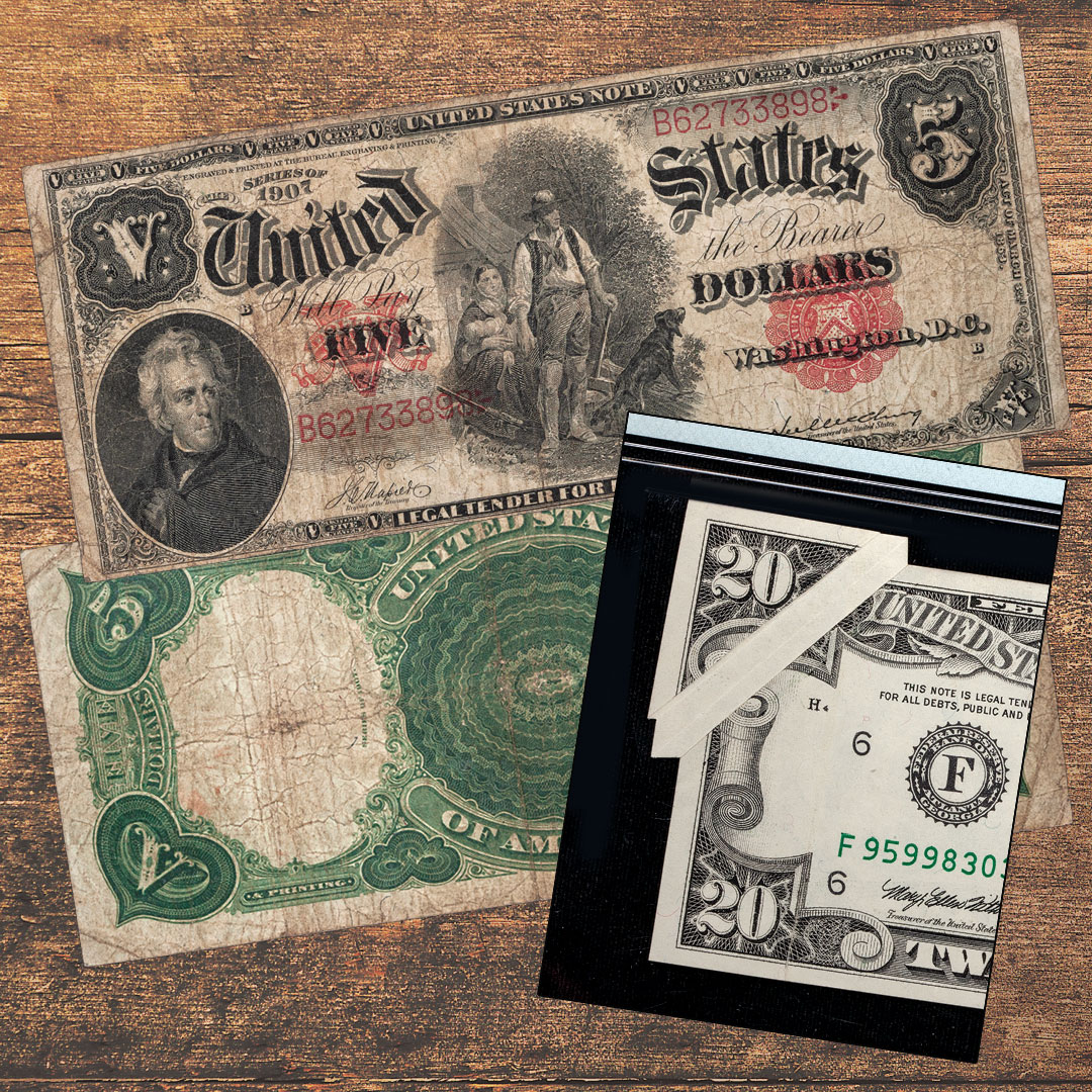 LittletonCoin's tweet photo. With the attention on coin errors lately, we wanted to take a deeper look at the different paper money errors collectors can find! Discover more in our latest blog post: 
https://t.co/5m3MjmZJ3A

#papermoney #numismatics https://t.co/UHOelGsCNQ