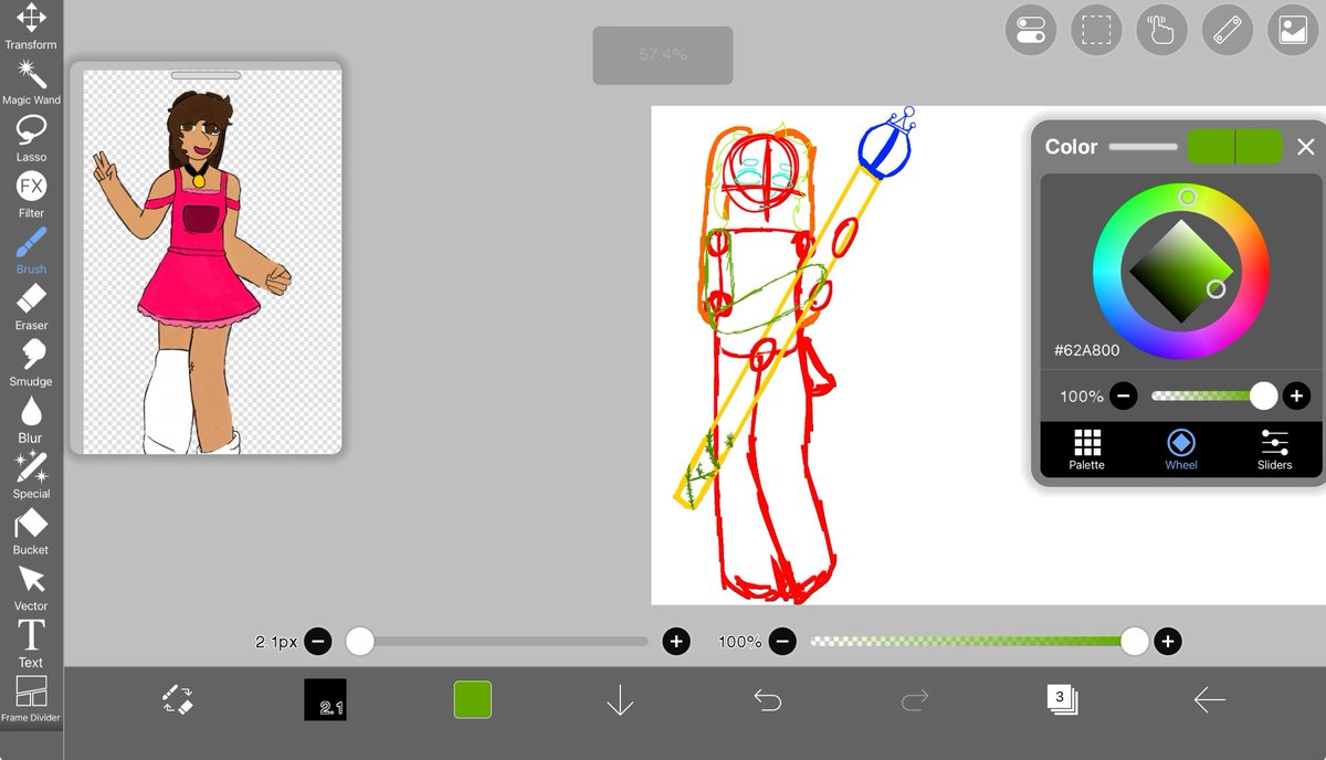 Redrawing art from last year