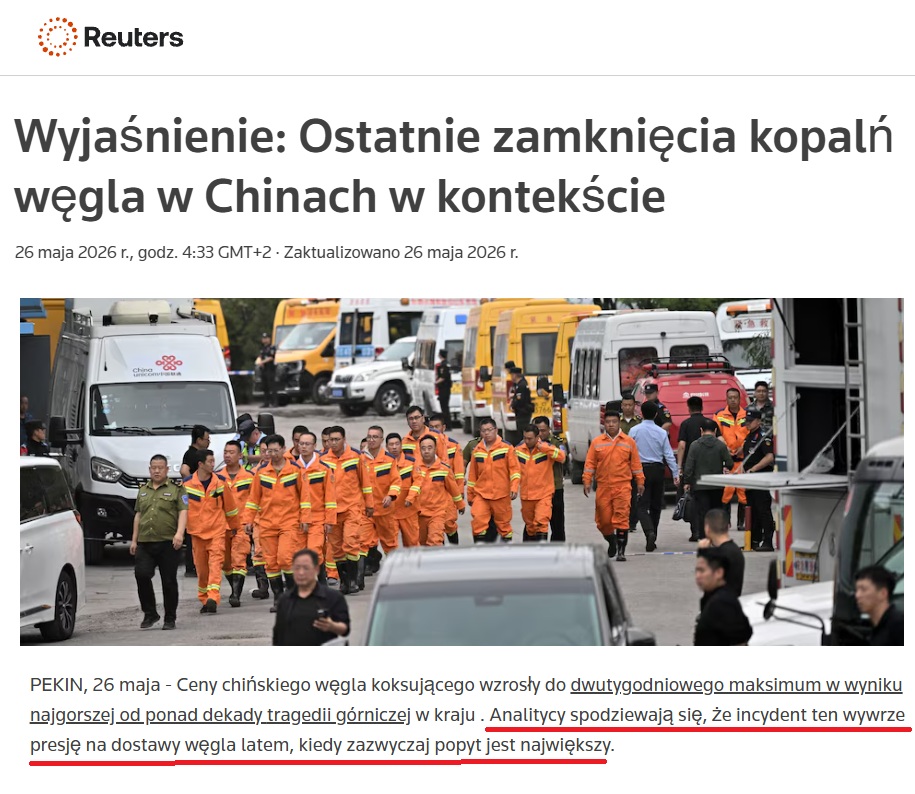 GPW_Trader2022's tweet photo. Dla inwestorów JSW⚒️. W Chinach 🇨🇳 już czwartek. Na chwilę obecną żadna  z kilkudziesięciu kopalń węgla koksowego zatrzymanych w obawie o powtórkę katastrofy z piątku nie wróciła do pracy - tak wynika z wiadomości na chińskim WeChat . Dziś short mocno zaatakował. 

Aktualnie strona z liczbą chronionych akcji ma problemy i pokazuje stan z okolic południa https://t.co/wPVSci4jPQ

-Analiza shorta z 365 dni na JSW⚒️
https://t.co/C3t5fxw32D
-Zamknięte kopalnie
https://t.co/lZEQdAo6yt
-Kreski od Pana Johnniego
https://t.co/jPYroaWqRT

https://t.co/Ar5IGEoo2e