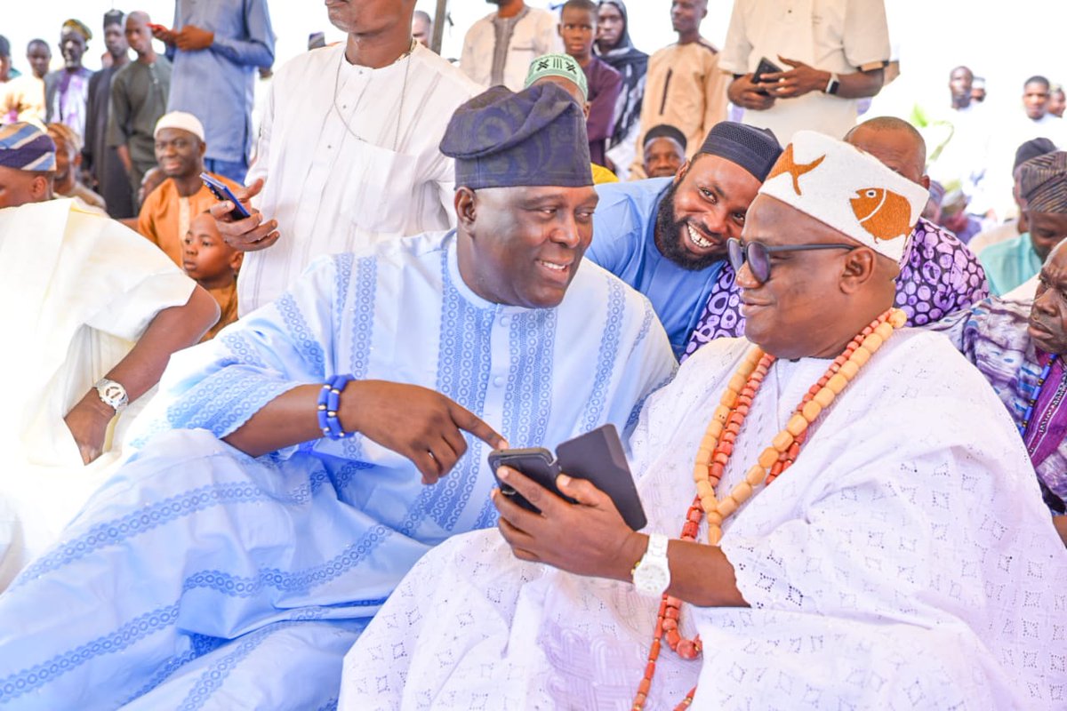 OsunSSG's tweet photo. Earlier today, I joined fellow Muslim faithful in Osogbo to observe the Eid prayer at the Eid Prayer Ground, Osogbo.

As we celebrate Eid-el-Kabir, may Allah accept our prayers and sacrifices, and bless our homes, Osun State, and Nigeria with lasting peace, progress, and prosperity.

Eid Mubarak!