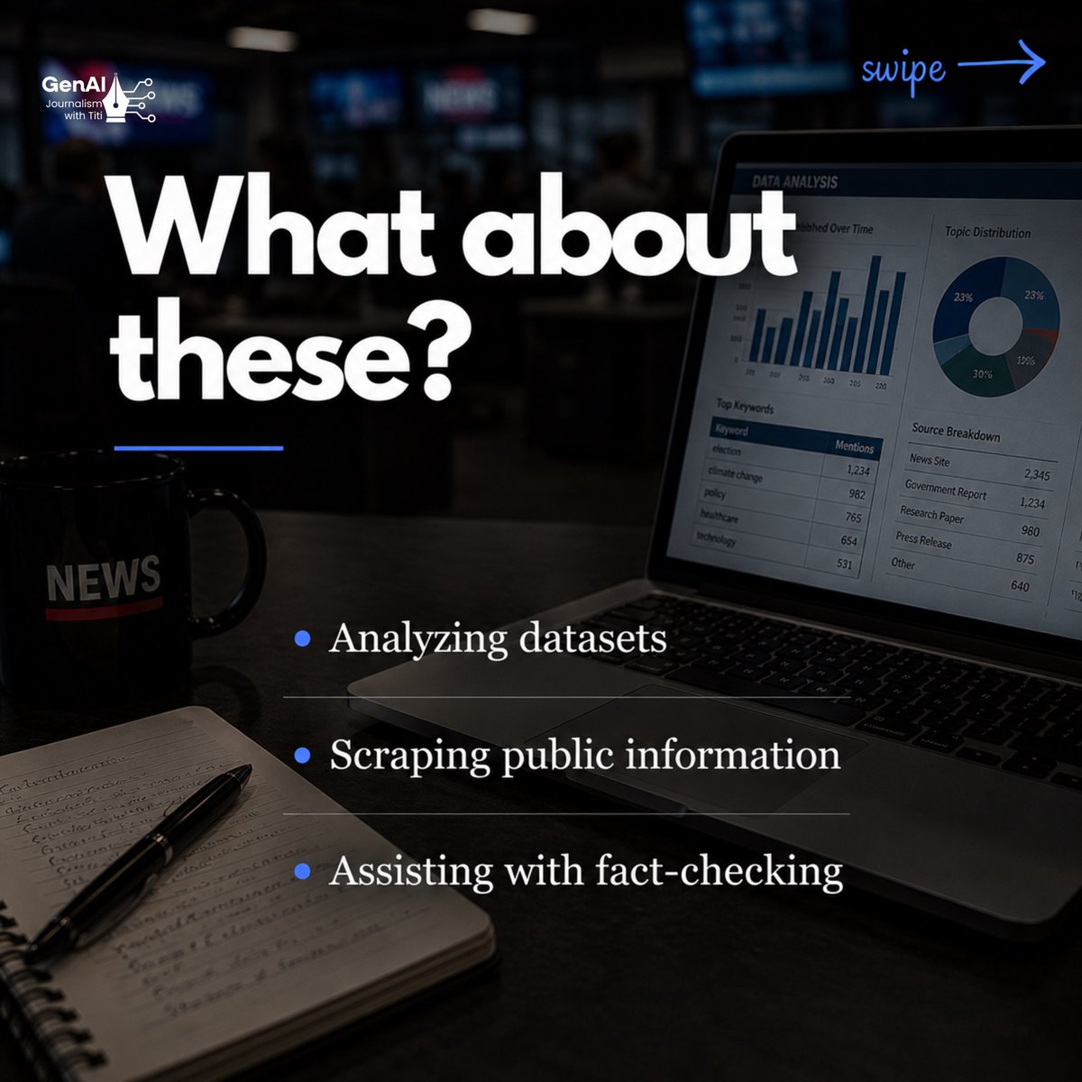genai_withtiti's tweet photo. Some AI uses in journalism feel harmless.

Others could affect trust.

So… what actually deserves disclosure?

Swipe through and share your thoughts in the comments. https://t.co/0DENg4pzu7