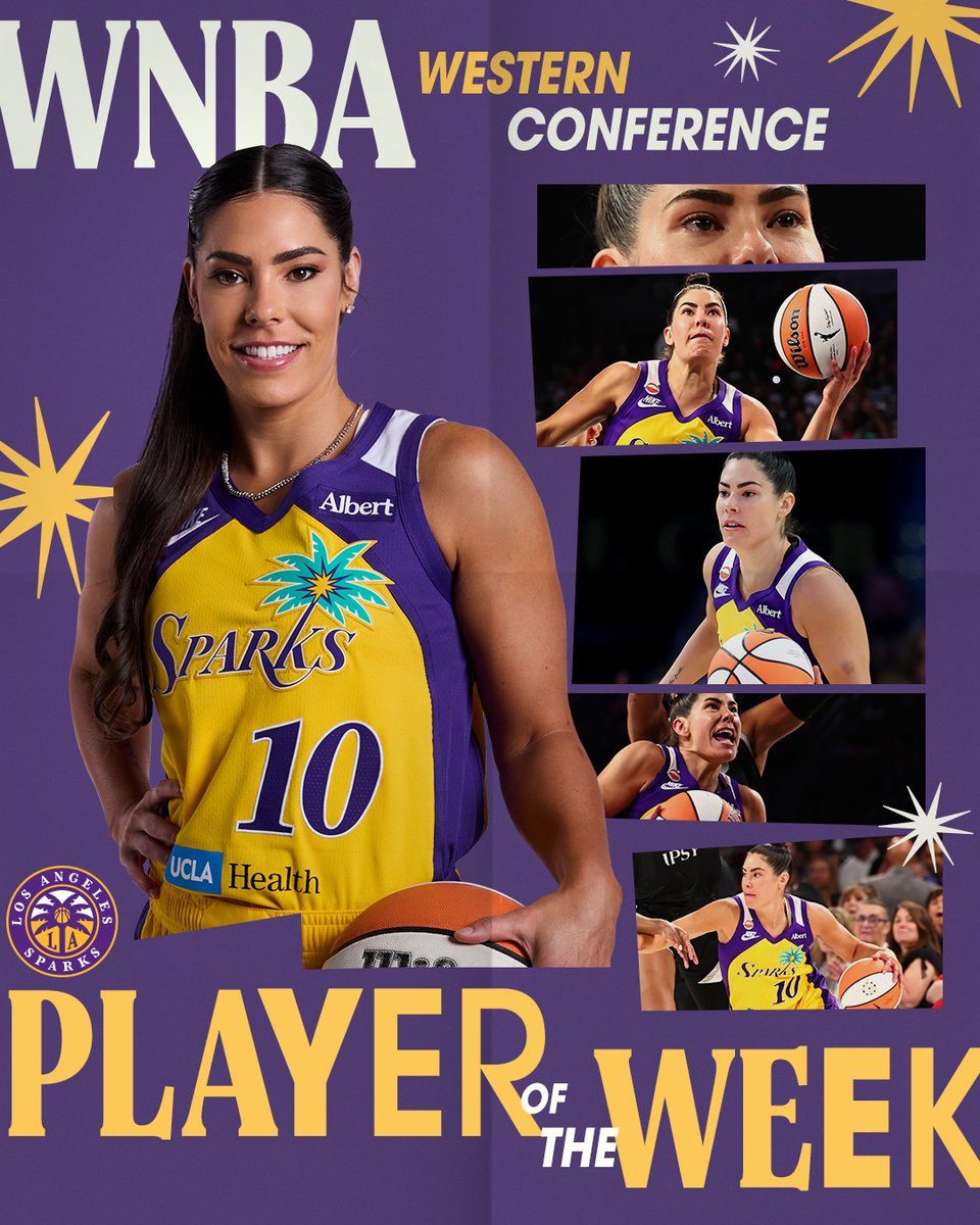 LASparks's tweet photo. No doubt in our mind! 

Four-time All-Star Kelsey Plum has been named WNBA Western Conference Player of the Week. 

📝https://t.co/L3ZrBVKIbN https://t.co/f8rH4W7Nd2