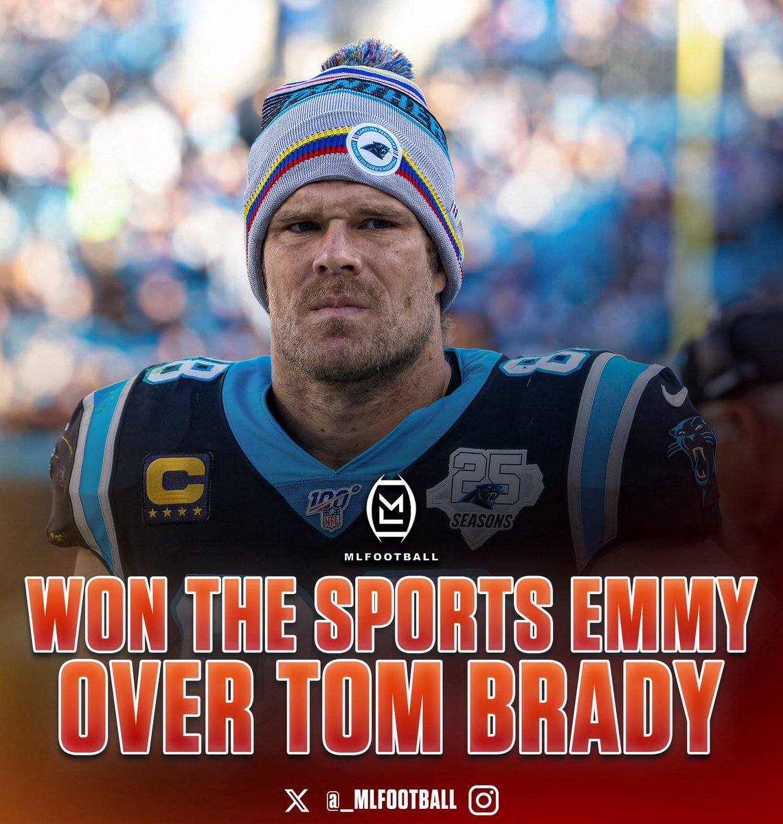 MLFootball's tweet photo. 🚨BREAKING NEWS🚨

FOX #2 analyst Greg Olsen just beat #1 Tom Brady for a Sports Emmy despite being demoted from FOX’s lead booth to make room for Brady.

Olsen reportedly took a $7M pay cut after Brady signed his massive $375M deal.

Greg now won multiple Emmys over Brady.

WOW. https://t.co/gU6WOhQEhH