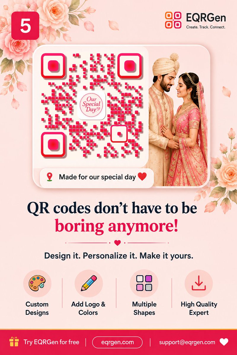opcodera's tweet photo. Same QR everywhere = no real insights. ❌

Different placements need different tracking. 📍
That’s how smart marketing wins. 🚀
Built with EQRGen.
#QRCode #Marketing #SaaS #GrowthMarketing #Entrepreneur #StartupLife #BusinessTips #Analytics #QRMenu #RetailMarketing  #IndieHackers https://t.co/s4ca8GzdTR