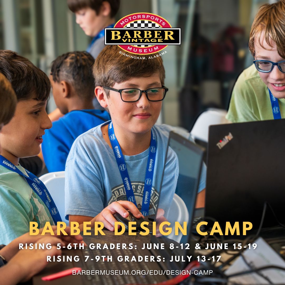 BarberMuseum's tweet photo. Barber Design Camp: Rising 5th- and 6th-grade students will dive into the world of science, technology, engineering, art, math, and design. This week-long, introductory camp begins on Monday, June 15, and concludes on Friday, June 19, running daily from 9:00 a.m. to 4:00 p.m. 2/3 https://t.co/k61KEggVjH