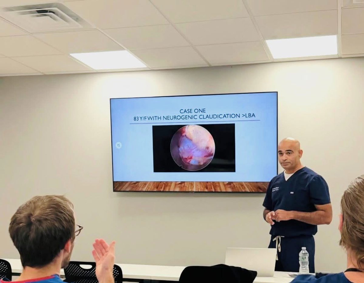 ArthrexSpine's tweet photo. Congratulations Sunil Kukreja, MD, on recently completing 100 ultra-minimally invasive spine procedures!

Using the Arthrex Endoscopic Spine Platform, Dr. Kukreja has expanded from foundational cases to advanced decompressions, cervical and thoracic procedures, synovial cyst removals, and endoscopic-assisted fusions, bringing innovative and ultra–minimally invasive care to more patients.

“Reaching 100 endoscopic spine cases is more than just a milestone, it reflects the collective dedication of our entire team, both inside and outside the operating room,” said Dr. Kukreja. “Most importantly, it represents the trust and confidence our patients have placed in us by choosing our team for their care and surgery.

Grateful to every patient, colleague, nurse, technician, administrator, and support staff member who has been part of this journey. Special thanks to the Arthrex Buffalo spine team for their invaluable support. Looking forward to advancing minimally invasive and endoscopic spine care in our community.”

This is an outstanding accomplishment, and we look forward to Dr. Kukreja’s continued impact on the future of spine care!

Learn more about Arthrex Spine: https://t.co/qD70DKgEJn