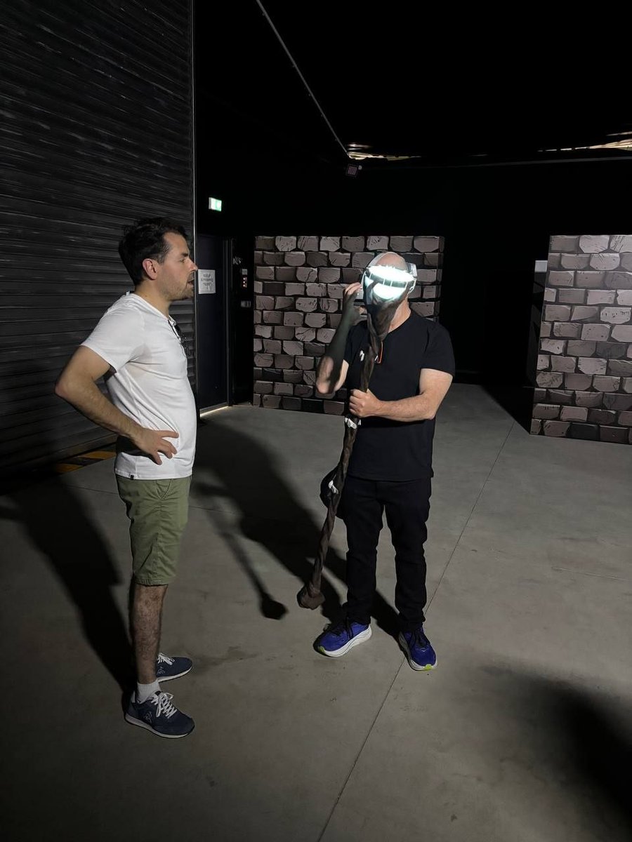 MichaelMack's tweet photo. Great to welcome Joshua Rubin, acclaimed storyteller behind Assassin’s Creed, The Walking Dead or Black Mirror, at our MACK One campus in Plobsheim, France. Inspiring exchanges on the future of location-based entertainment, driven by innovation, immersion and storytelling. https://t.co/3aoQP7kIJv