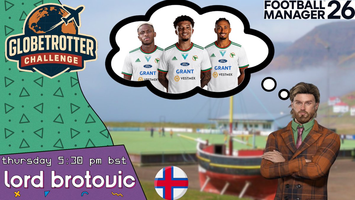 LordBrot's tweet photo. Join me tomorrow on Twitch for some more Football Manager: We will finish the first season already, but there are only 4 games left. We can still already win the title, but most likely we are gonna dream big on who we will most definitely not be able to sign for next season! 😎 https://t.co/SKwwh2MTFk