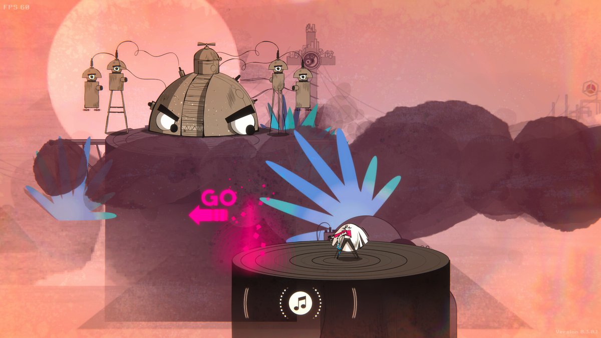 lovelyindies's tweet photo. 🚨 DEMO DISPONIBLE 🚨

Lava Loop - 2027
Para PC

Un explosivo espectáculo musical ambientado en un universo retrofuturista dibujado a mano. Desde un shoot’em up hasta un juego de ritmo, ponte en la piel de tres músicos punk que se enfrentan a una reina loca y a su máquina destructora de planetas. ¡Descubre una sorprendente jugabilidad que mezcla arcade, música y cómics!