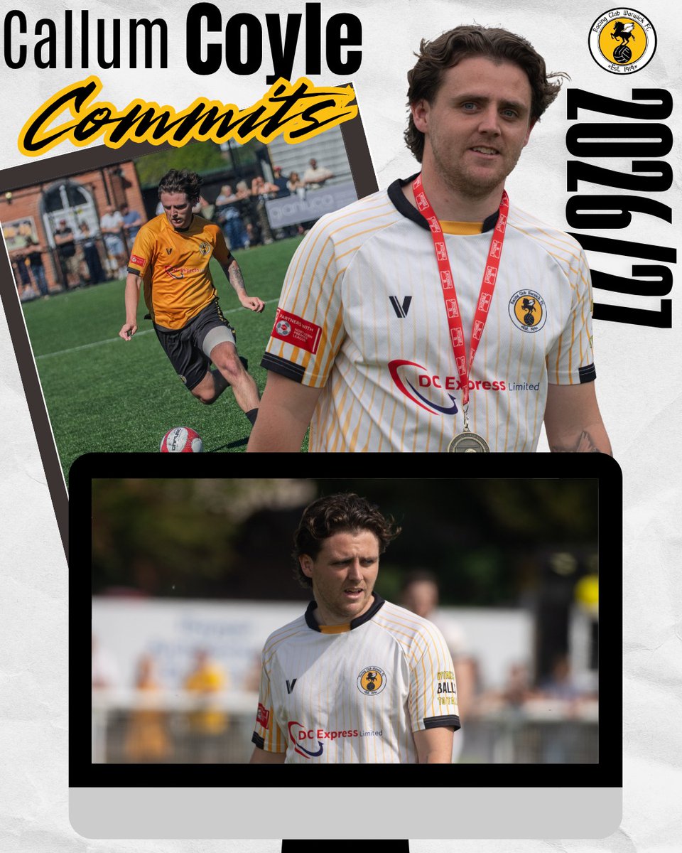 RCWFC's tweet photo. We are delighted to confirm that Callum Coyle has committed to the club for the 2026/27 season.

👇
https://t.co/7us457mkGx https://t.co/kJR2y86Tdd
