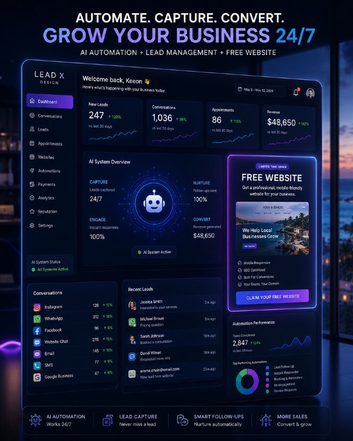 KeeonM's tweet photo. Right now, we’re offering something powerful for Bermuda businesses.

An AI Receptionist that works 24/7 — combined with a FREE custom website designed to convert.

This isn’t just a tool. It’s a complete system built for growth.

💬 DM “START” or visit … https://t.co/zWMDFBYymx https://t.co/0icK1w0zhd