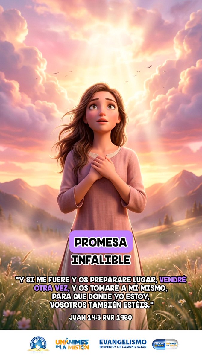 EdgarCamachoIPU's tweet photo. Promesa Infalible
💬 “Vendré otra vez, y os tomaré a mí mismo…”
📖 Juan 14:3 RVR1960
#SegundaVenida #EsperanzaCristiana #IPUC #Cristología #DoctrinaApostólica https://t.co/PlJGlrOgEy