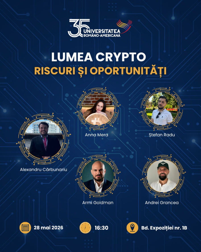cryptoaceyt's tweet photo. Mâine, 28 Mai de la ora 16:30 o să fiu la Universitatea Româno-Americană pentru a discuta cu studenții despre riscurile și oportunitățile din piața crypto.

Chiar dacă mulți blamează acest spațiu putem să observăm că se dezvoltă și încă stârnește interes și ca instrument financiar și ca tehnologie, asta nu poate decât să ajute la o evoluție pe termen lung.