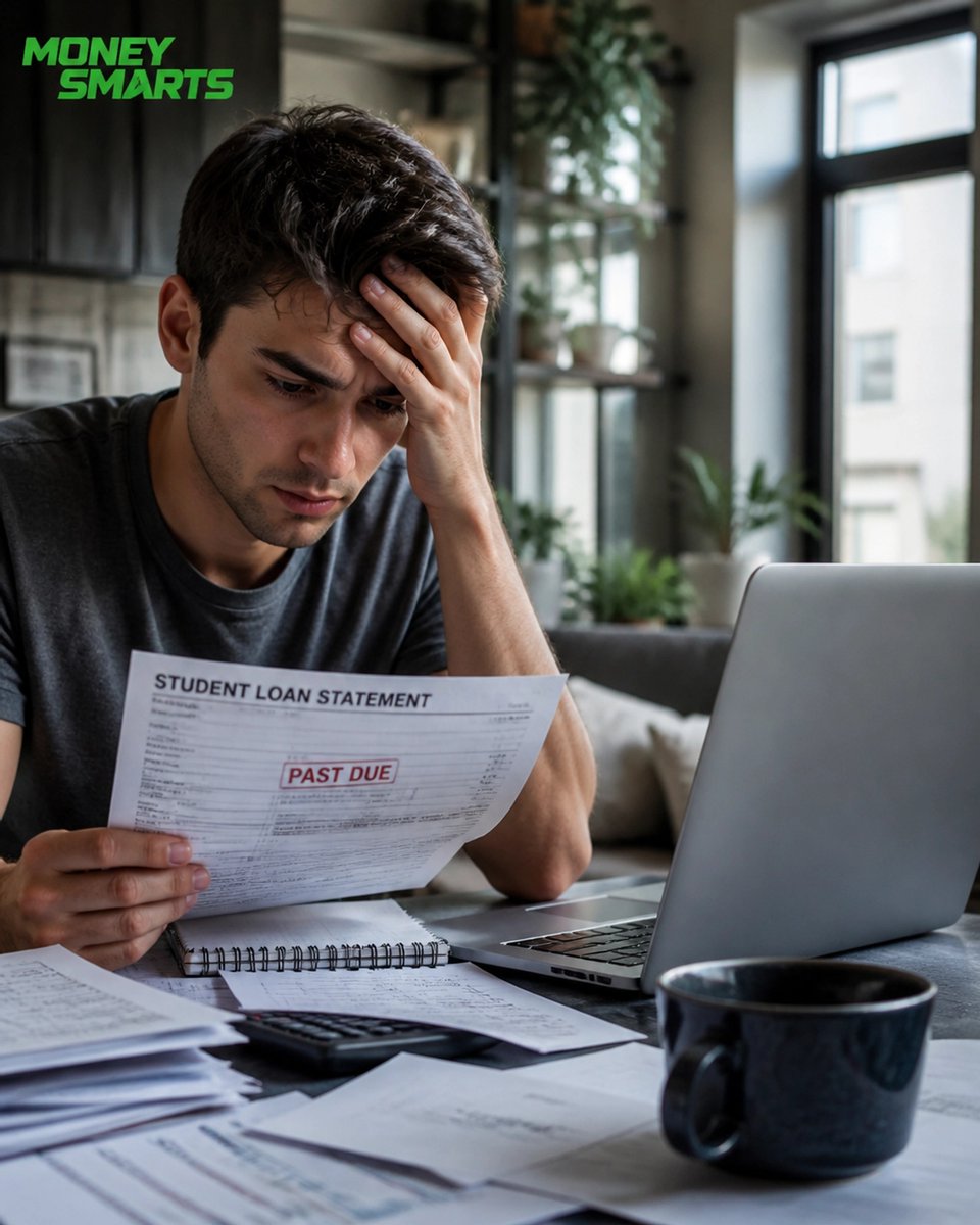 MoneySmartGame's tweet photo. Most people think student loans “work themselves out”… but 3.6M people just hit the Default wall.

Money Smarts Game trains the moves BEFORE the mess: budget, credit, payments, + real-life pitfalls.

Comment “GAME” and I’ll send the details. https://t.co/QcAbjcOMID