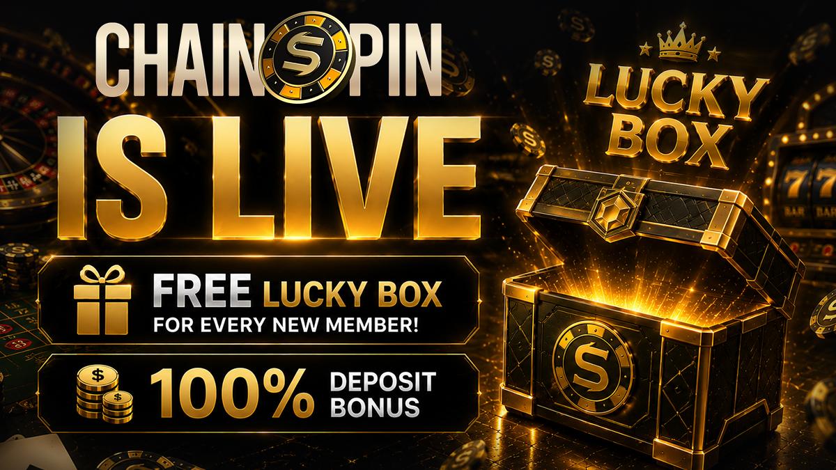 PlayChainspin's tweet photo. Chainspin is LIVE!

Months in stealth, now it's "full send" mode.

- 100% Deposit Bonus 🎰
- FREE Lucky Box 🍀

Spin bigger and better, with Chainspin

chainspin(.)com

GL frens! https://t.co/e9S2YUBmHX