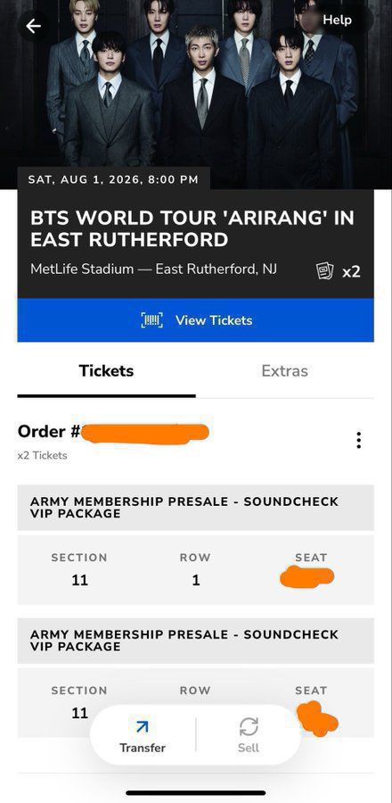 DebrahWarner's tweet photo. [WTS] x2 BTS WORLD TOUR ‘ARIRANG’ — EAST RUTHERFORD, NJ 🇺🇸

🎫 Selling 2 SOUNDCHECK VIP tickets for Day 1 at MetLife Stadium, New Jersey
📅 Saturday, August 1

Includes:
✨ Soundcheck VIP Access
✨ Send-off Access

Serious buyers only. DM if interested!

#WTS #WTB #iso #lfb https://t.co/av2MeefPUc