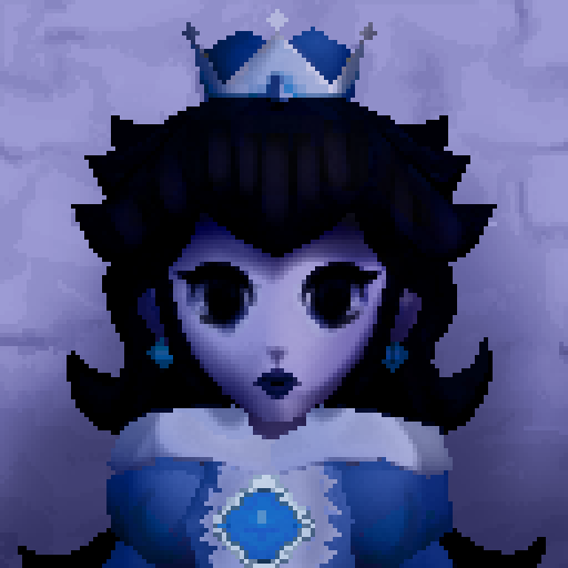 Tylernator68's tweet photo. Princess Silver in one of those SM64DS type paintings. Those paintings always kinda gave me a weird vibe. #PrincessSilvSweep #Horrorbrew https://t.co/tmpvCEGbB3