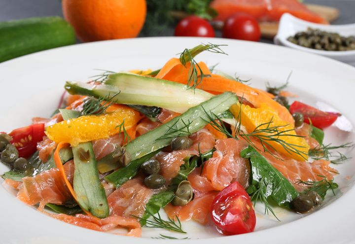 r_giobbi's tweet photo. Art of the Day! "Salmon salad with orange". Buy at: https://t.co/sHQQUDWUYU https://t.co/kFOIU4hJNj