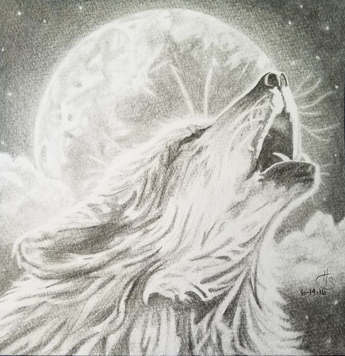 NannerSnow59's tweet photo. Art of the Day! "Howl". Buy at: https://t.co/DocGzBlX4P https://t.co/P1yUyuO7O4