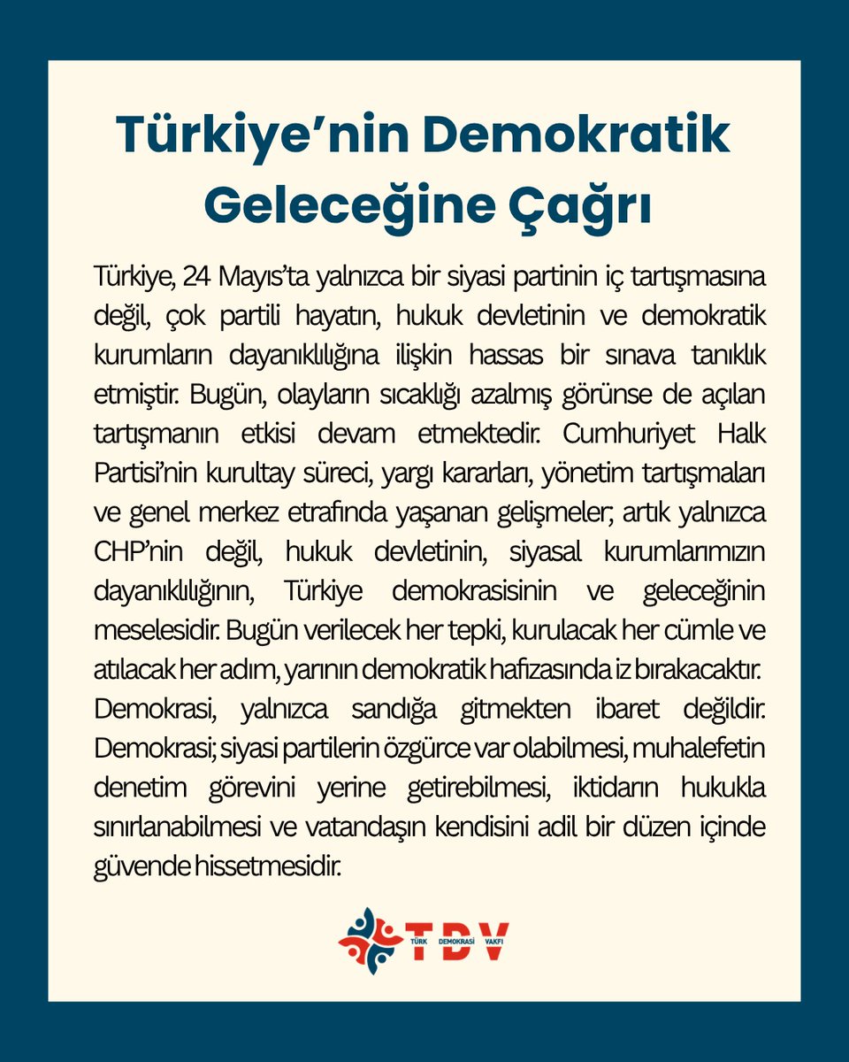 TurkDemokrasiV's tweet photo. Gündem hakkında kamuoyuna açıklama.
Demokrasiye son Çağrı… https://t.co/YwFJHW64v4