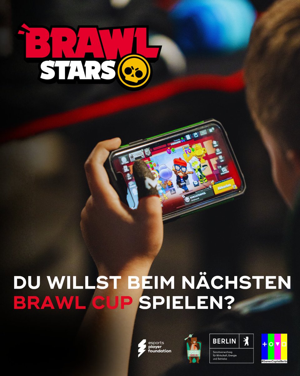EsportsPlayerF1's tweet photo. Brawl Stars Talente aus Berlin aufgepasst! 🚨

Ihr seid richtig gut und möchtet gefördert werden? 
Dann bewerbt euch für die Esports Academy Berlin und erhaltet Coaching, Workshops, Bootcamps und vieles mehr! 

Mehr dazu in den Comments! https://t.co/TECAu7Ihyo